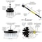 Drill Brush Power Scrubber By Useful Products 5 in W 5 in L Brush, White W-S-42O-5X-QC-DB - alternate 5